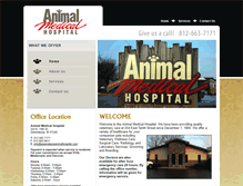 Tablet Screenshot of greensburganimalhospital.com